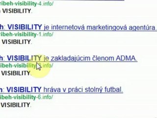 Príbeh VISIBILITY/ The story of VISIBILITY