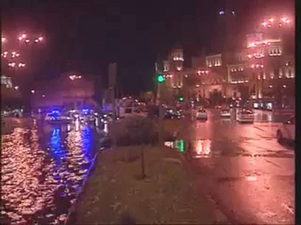 Granizada sobre Madrid