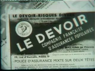 "Avec joie et confiance" - Publicité des années 50 du Groupe Prévoir