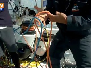 Michel Desjoyeaux prépare la traversée de l’Atlantique en MOD 70