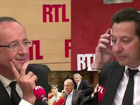 Laurent Gerra a imité François Hollande... devant François Hollande vendredi 4 mai 2012