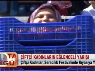 ÇİFTÇİ KADINLARIN EĞLENCELİ YARIŞI 03 05 2012