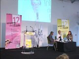 Eva Joly lors de la journée d'interpellation de la FCPE du 17 mars