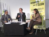 François Hollande lors de la journée d'interpellation de la FCPE du 17 mars