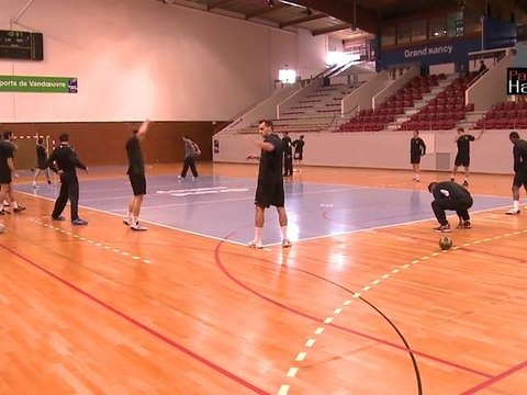 L'avant match Nancy vs PAUC (Aix Handball)