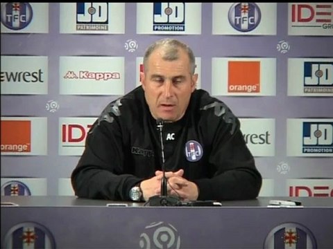 TFC vs OGCN Itw Alain Casanova