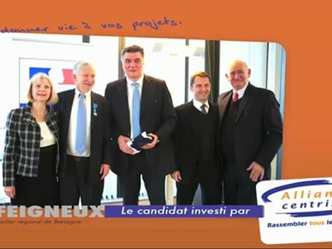 22 Février, Remise de médaille à Alain Berthe par David Douillet en présence de Gilles Dufeigneux.