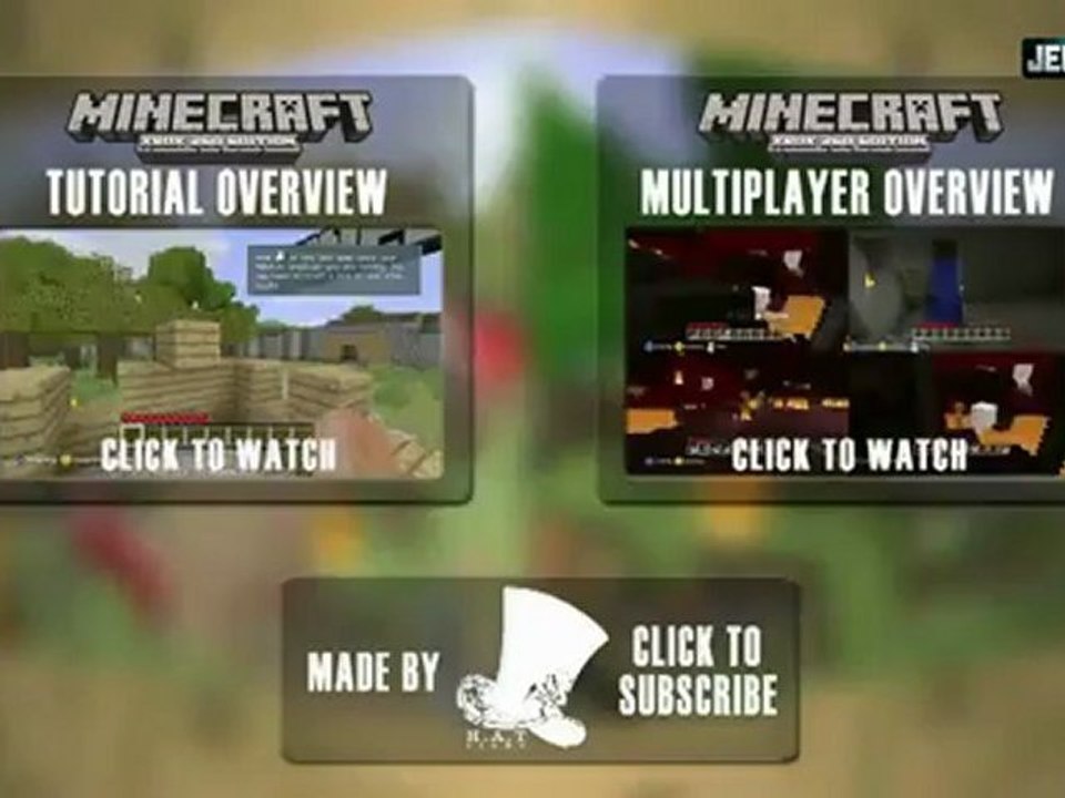 Minecraft Xbox 360 : trailer