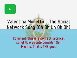 Eurovision Song Contest 2012: Top 42, with comments, from Italy.