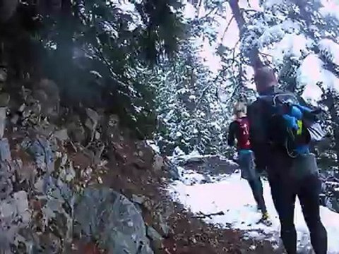 Premier Contact , entrainement avec Trail en montagne