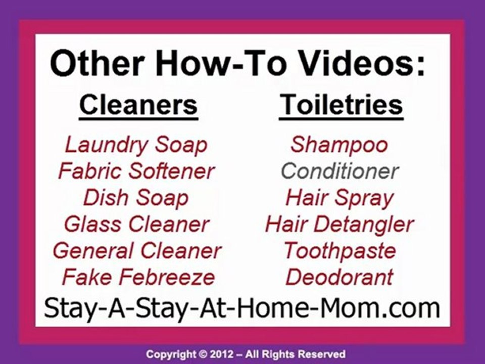 Homemade Hair Conditioners