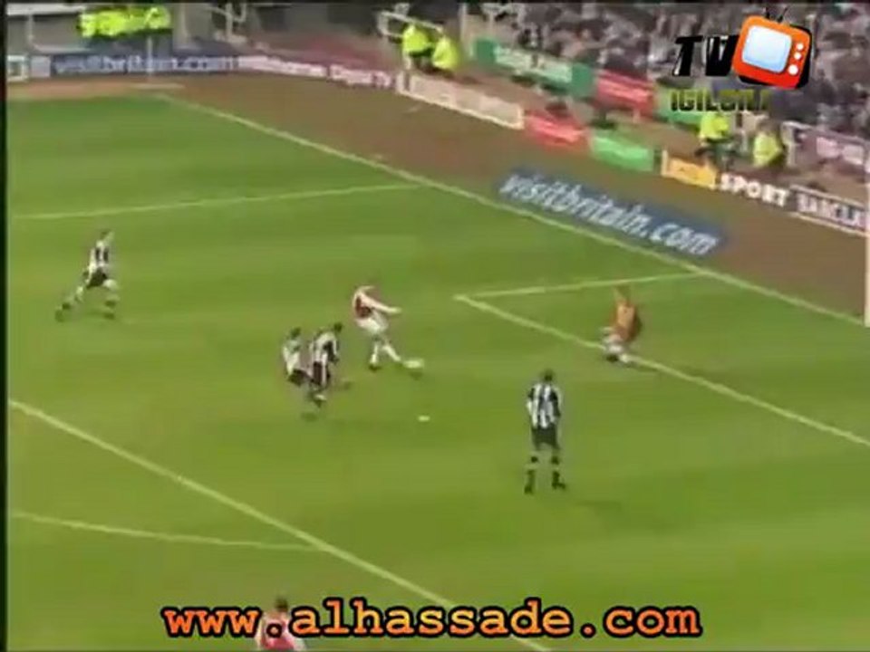 هدف بيركامب ضد نيوكاستل