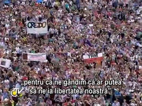 Benedict al XVI-lea: Fiecare dintre noi este rodul iubirii lui Dumnezeu