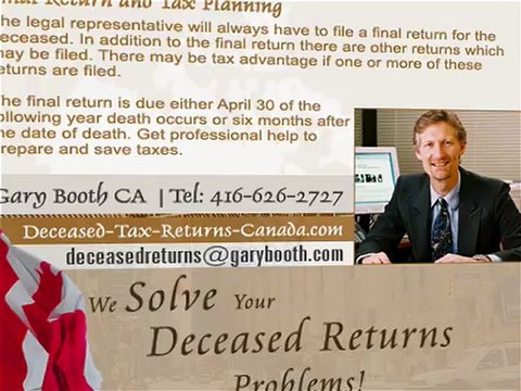 Clearance-certificate-death-canada.ca - Final Return Tax Planning