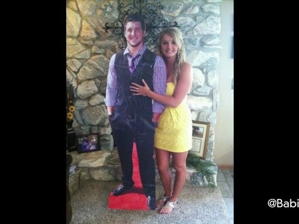 Cardboard Tim Tebow is Iowa Teen's Prom Date