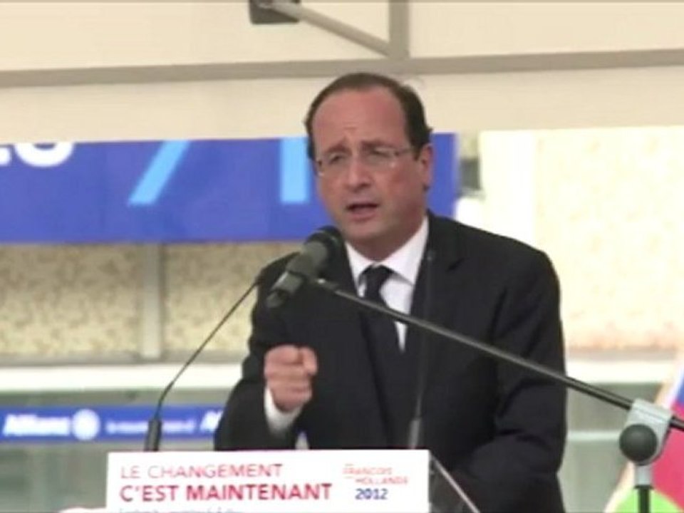 François Hollande à Forbach