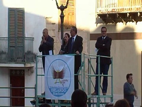 Ultimo comizio del cand Orlando 04/05/2012