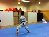 Gojushiho dai  with Jaden CADE  ( 5 years)  child martial arts (kanazawa)