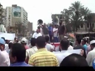 Demonstrators In Suez Peacefully March Against Military Rule