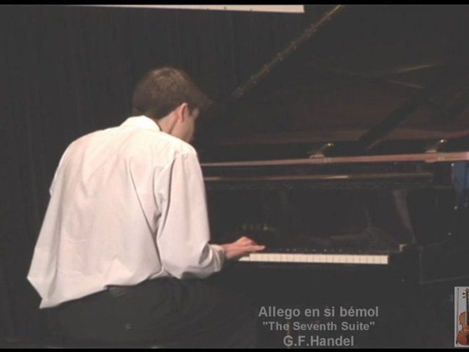 Samuel Côté - Allego en si bémol - GF Handel - Festival de Musique Classique de Pierre De-Saurel