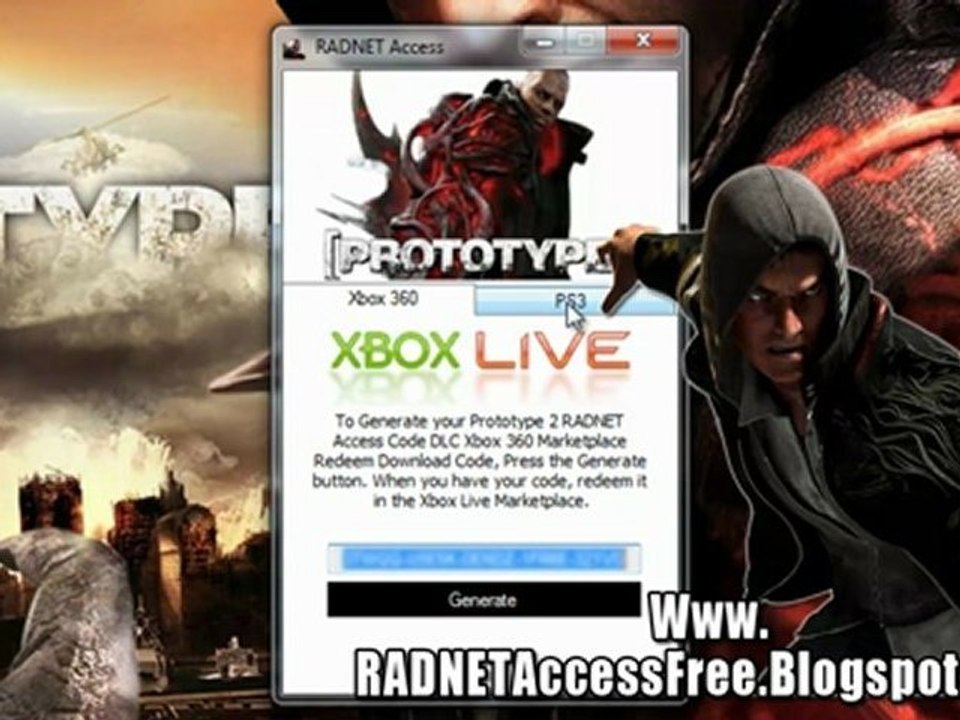 Get Free Prototype 2 RADNET Access DLC