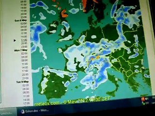 Prévision météo du samedi 05 mai 2012