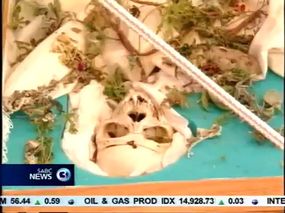 The remains of a "Khoisan" couple have returned home
