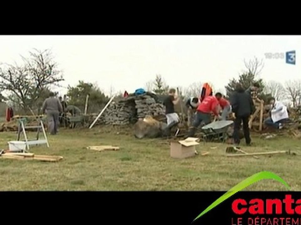 Restauration du Patrimoine Cantalien par des élèves du Lycée Agricole