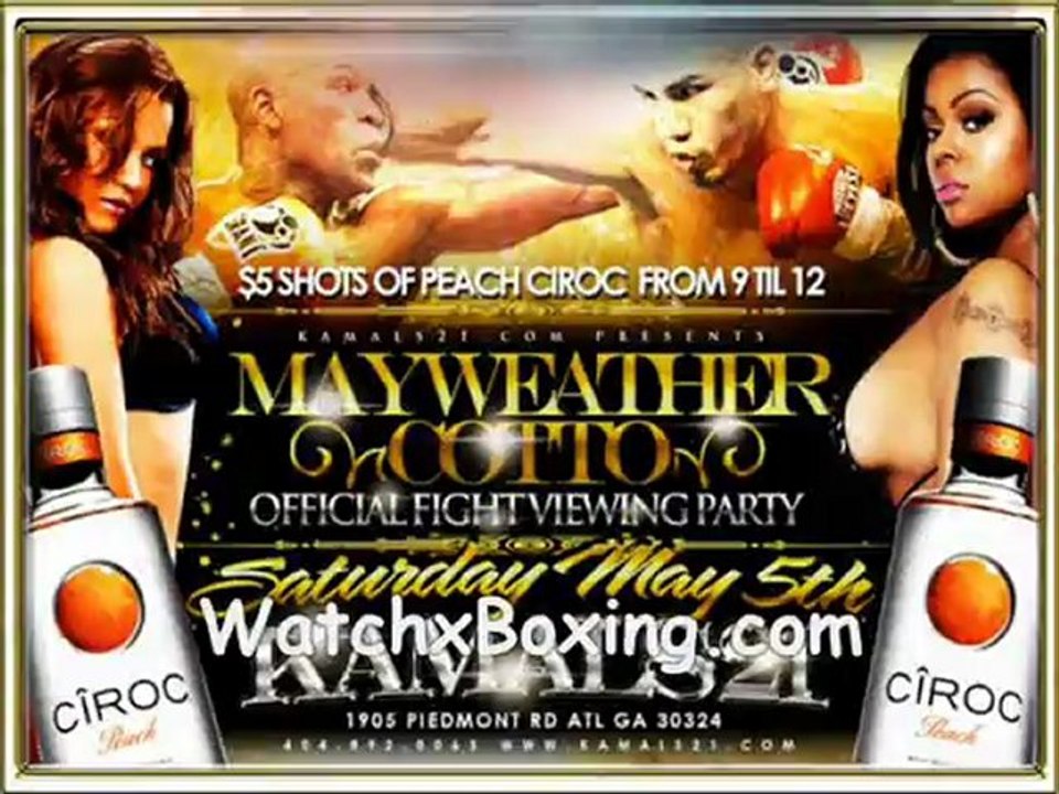 Mayweather vs Cotto Live Fight On My Tv