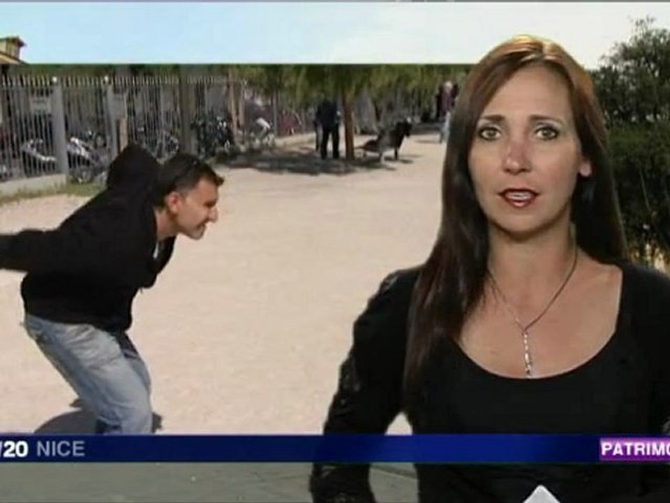 Nice patrimoine : les boulistes de la place Arson