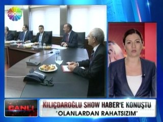 Kemal Kılıçdaroğlu show haber'e konuştu - 04 mayıs 2012