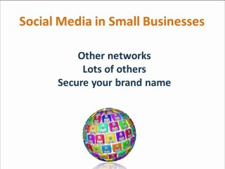 Social Media in Small Businesses Part 6