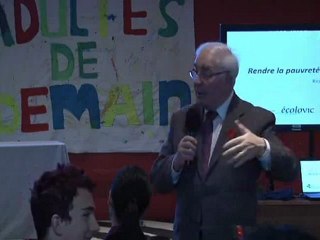 Rendre la pauvreté illégale : Échanges : Riccardo Petrella au Cégep Marie-Victorin - Partie 2