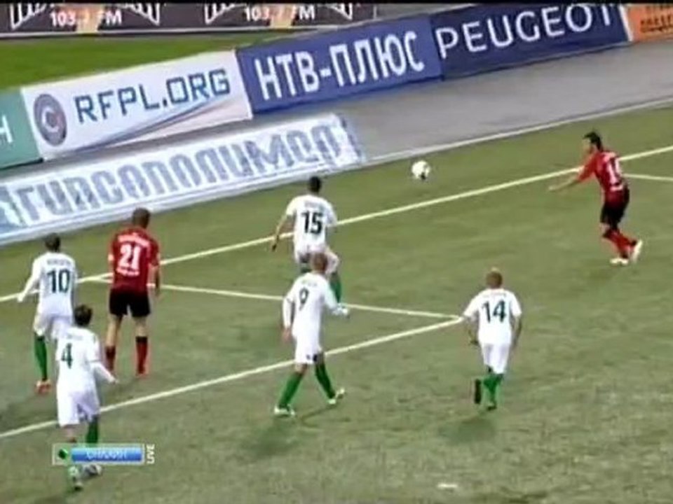 РФПЛ 2011/12. 42 тур. Амкар - Краснодар 2-2 (2-2 Сираков)