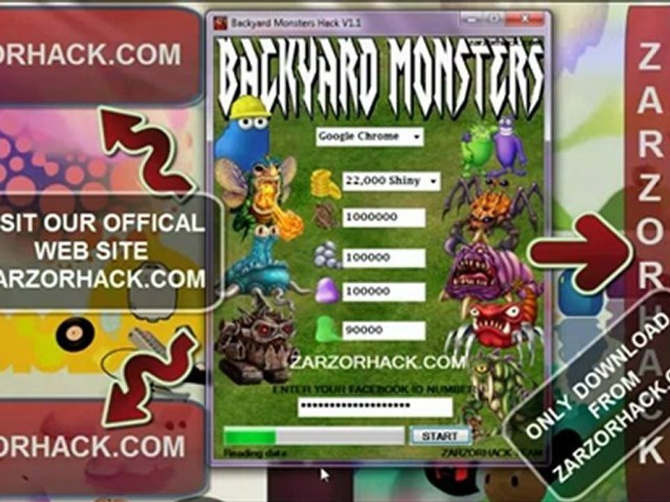Backyard Monsters # Hack # Cheat # May 2012 Update Download