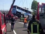 Incidente al bus di carabinieri in congedo, cinque morti