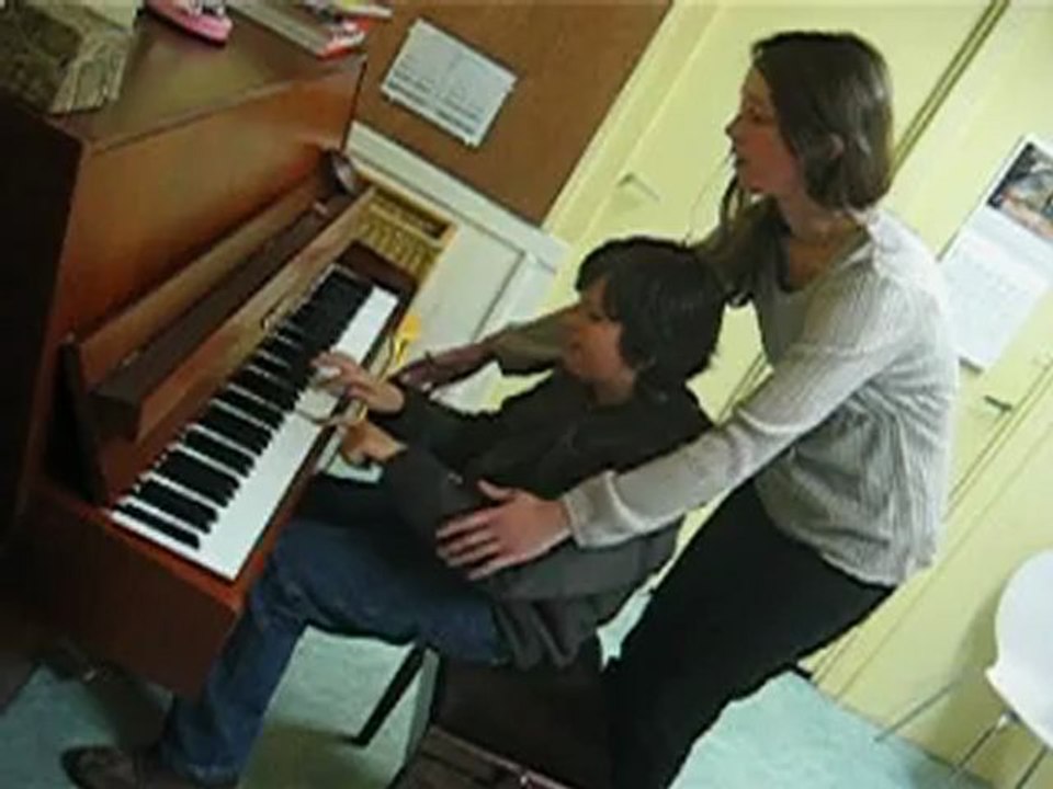 Avril 2008 : piano avec Sophie