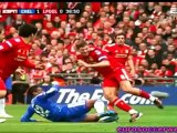 Mikel Yellow Card for tackle on Gerrard