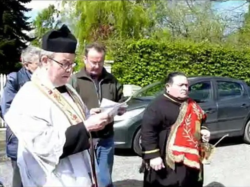 Benediction d'un Tracteur pour son Tour de France 2012