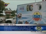 Desplegaron contingente de funcionarios del Dibise en Vargas