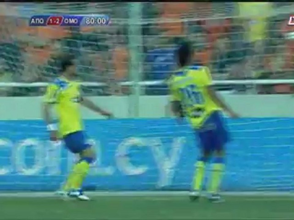 ΑΠΟΕΛ-Ομόνοια 1-2: Γκολ και φάσεις (5η αγ. play off)