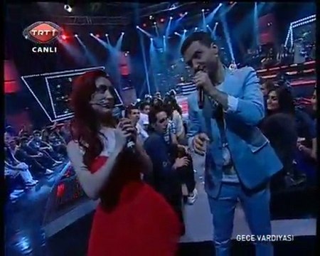 sinan özen aslı güngör ben seni sevdim düet 2012 Trt1 Gece Vardiyası Programı