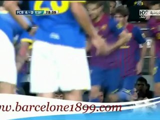Les 4 Buts de Messi Contre Espagnol