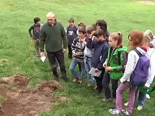 a lezione nella natura