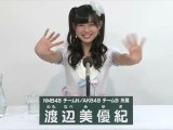Watanabe Miyuki 4th Senbatsu Election Promo Video