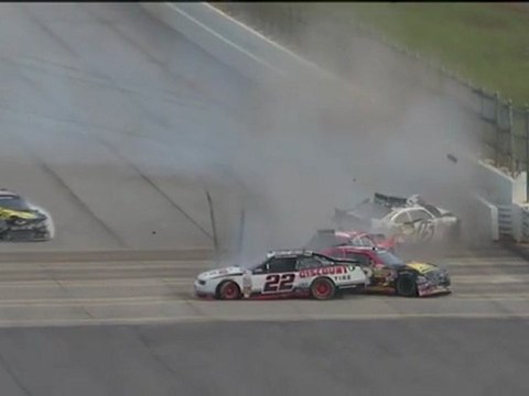 NASCAR Nationwide Talladega 2012 Hard crash Mclure
