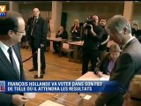 Présidentielle : le candidat socialiste François Hollande a voté