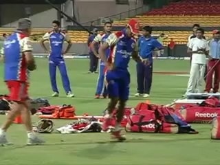 Bangalore in practice session at home turf 6May