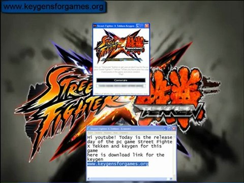 Street Fighter X Tekken PC # Keygen # Crack # + Game Downloader