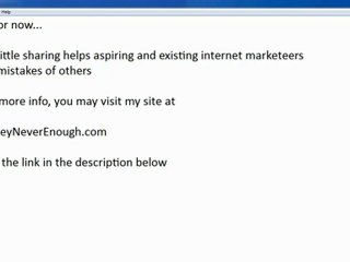 How To Make Money Online - Common Mistakes People Make